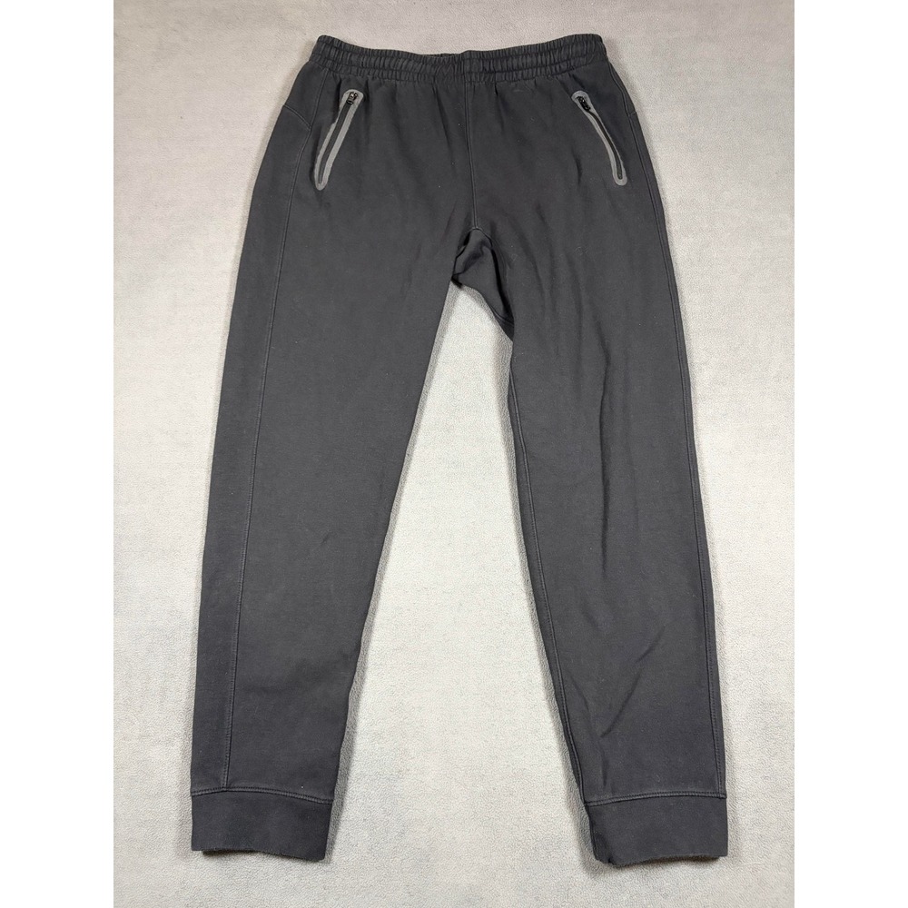 Old Navy Active Jogger Pants Mens Large Black Zipper Pockets Tapered